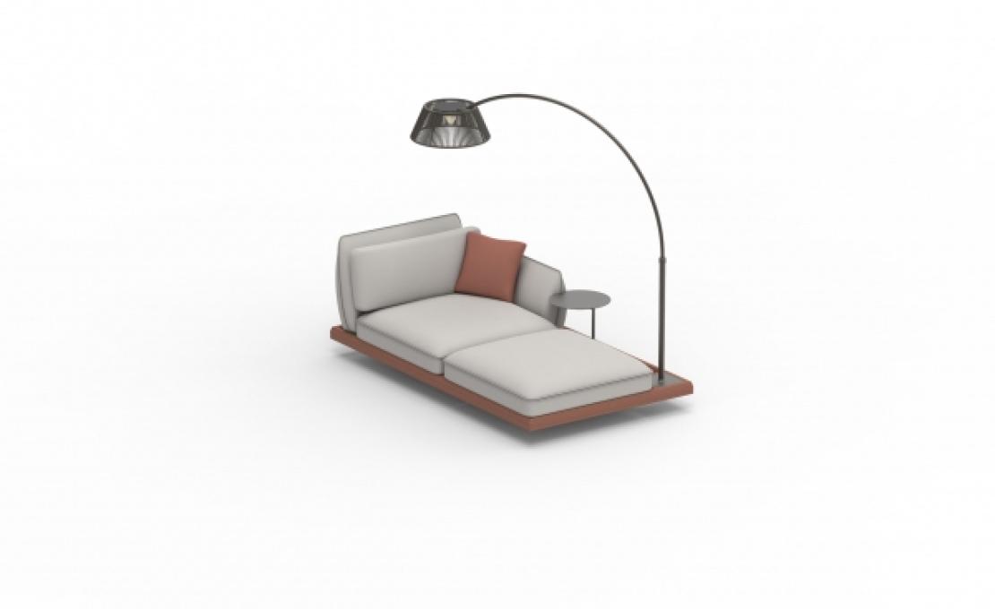 Уличный диван от фабрики Royal Botania модель MOZAIX-SOFA