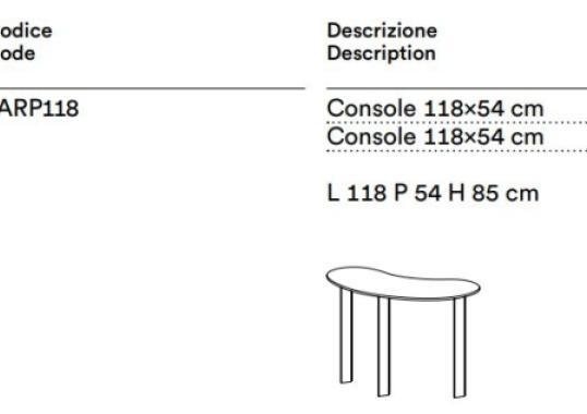 Консоль Tacchini 1ARP118/1953CONSOLE image 2