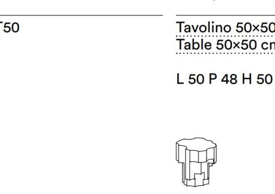 Журнальный столик Tacchini 1ALT50/ALTARLOWTABLE image 2