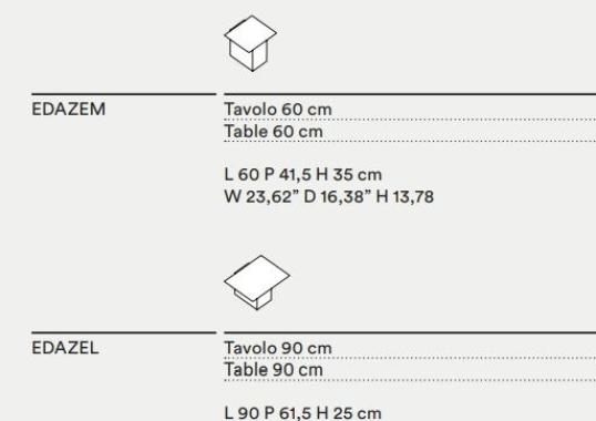 Журнальный столик Tacchini EDAZE/LOWTABLE image 2