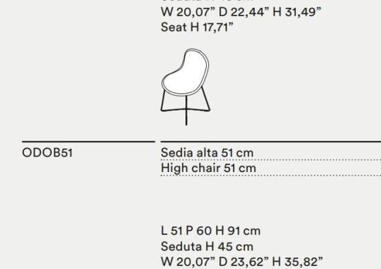 Стул Tacchini ODO/CHAIR image 2
