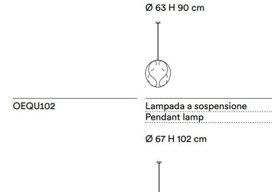 Подвесной светильник Tacchini OEQU/EQUINOXPENDANTLAMP image 2