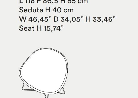 Кресло Tacchini OIS118/ARMCHAIR image 2