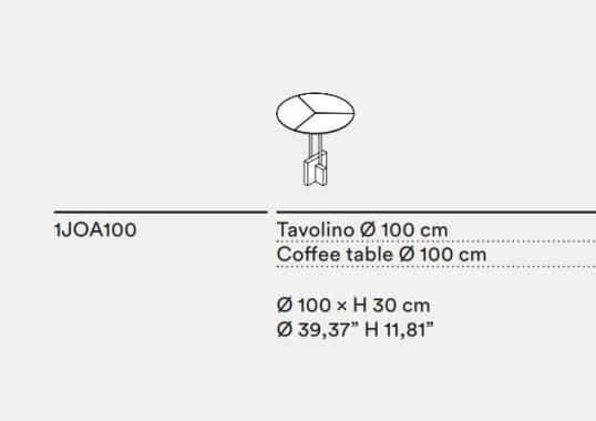 Журнальный столик Tacchini 1JOA/COFFEETABLE image 2