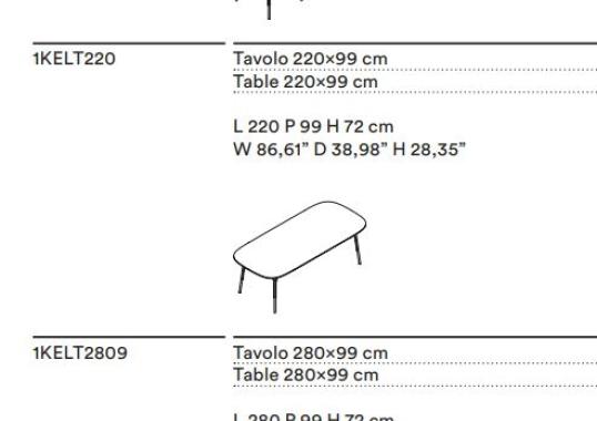 Стол Tacchini 1KELT/TABLE image 2