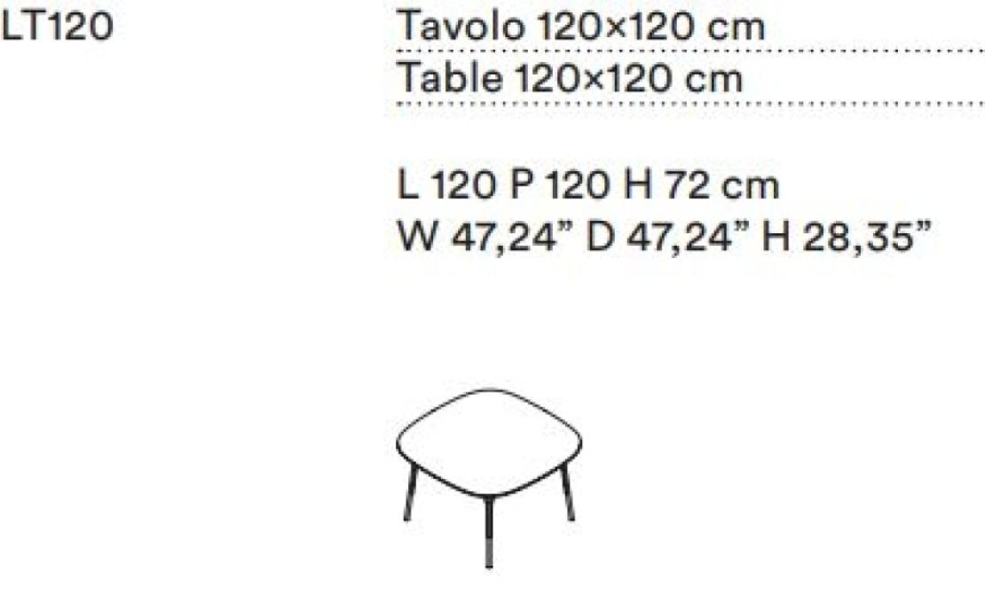 Стол от фабрики Tacchini модель 1KELT/TABLE