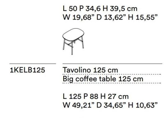 Журнальный столик Tacchini 1KEL/LOWTABLE image 2