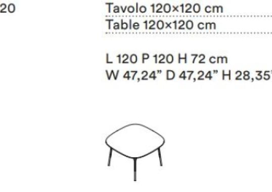 Стол Tacchini 1KELTWE/TABLE image 3