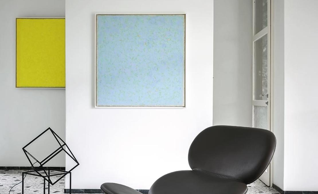 Шезлонг от фабрики Tacchini модель OKELL104/CHAISELONGUE
