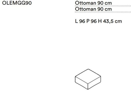 Пуф Tacchini OLEMGG90/LEMURAWOOL image 2