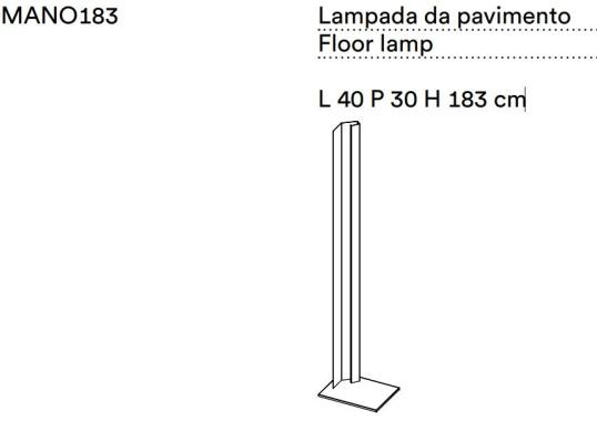 Торшер Tacchini OMANO183/MANOLIGHTFLOOR image 2
