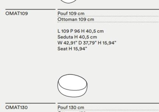 Пуф Tacchini OMAT/POUF image 2