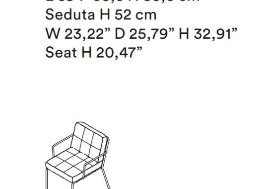 Стул Tacchini OMEM59 image 2