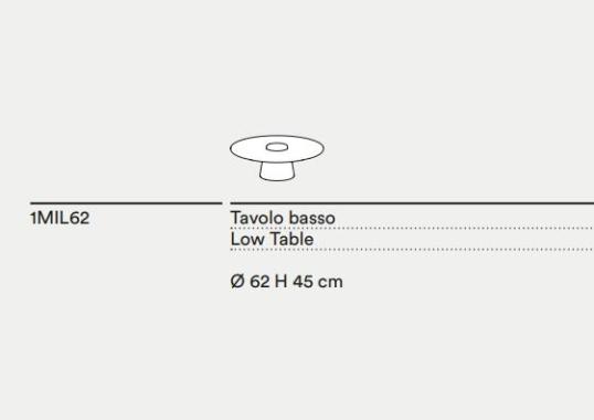 Журнальный столик Tacchini 1MIL/LOWTABLE image 2