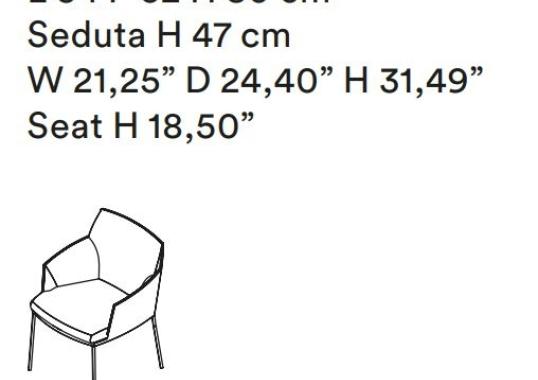 Стул Tacchini OMON54 image 2