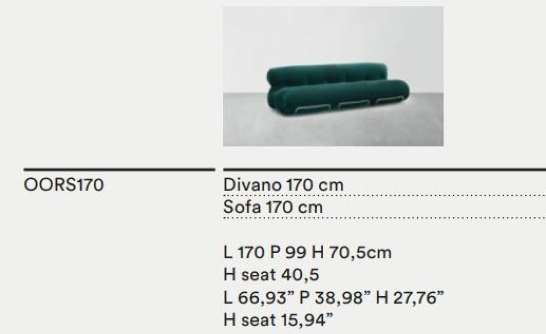 Диван от фабрики Tacchini модель OORS/SOFA