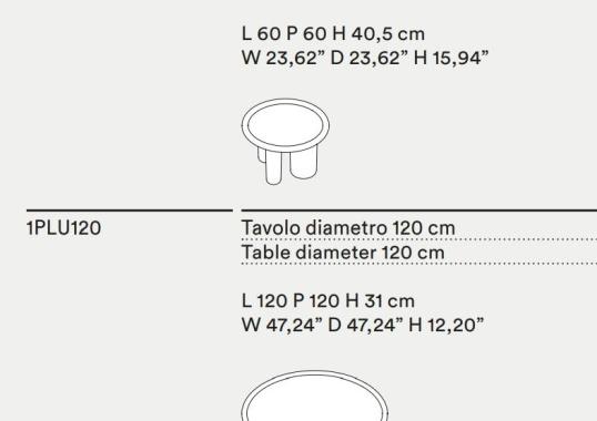 Журнальный столик Tacchini 1PLU/LOWTABLE image 2