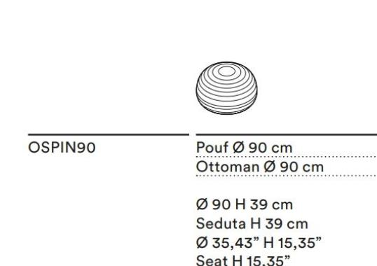 Пуф Tacchini OSPIN/POUF image 2