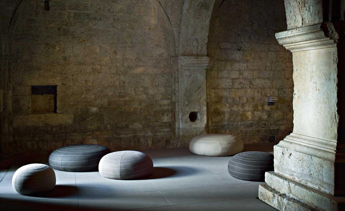 Пуф от фабрики Tacchini модель OSPIN/POUF