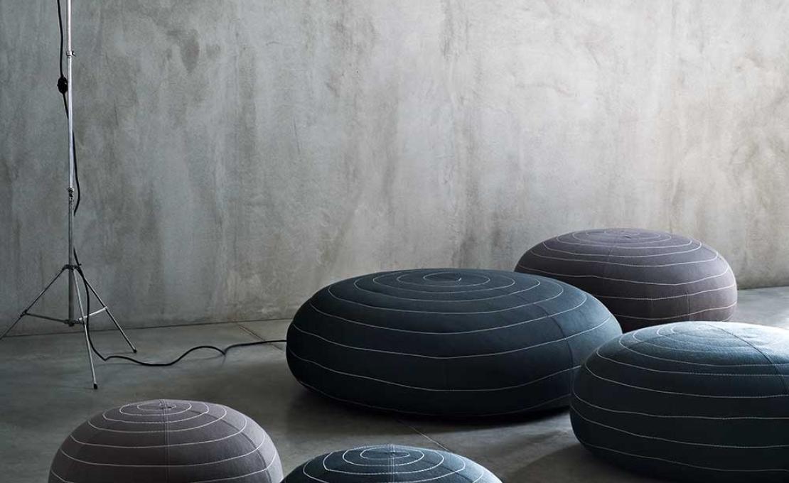 Пуф от фабрики Tacchini модель OSPIN/POUF