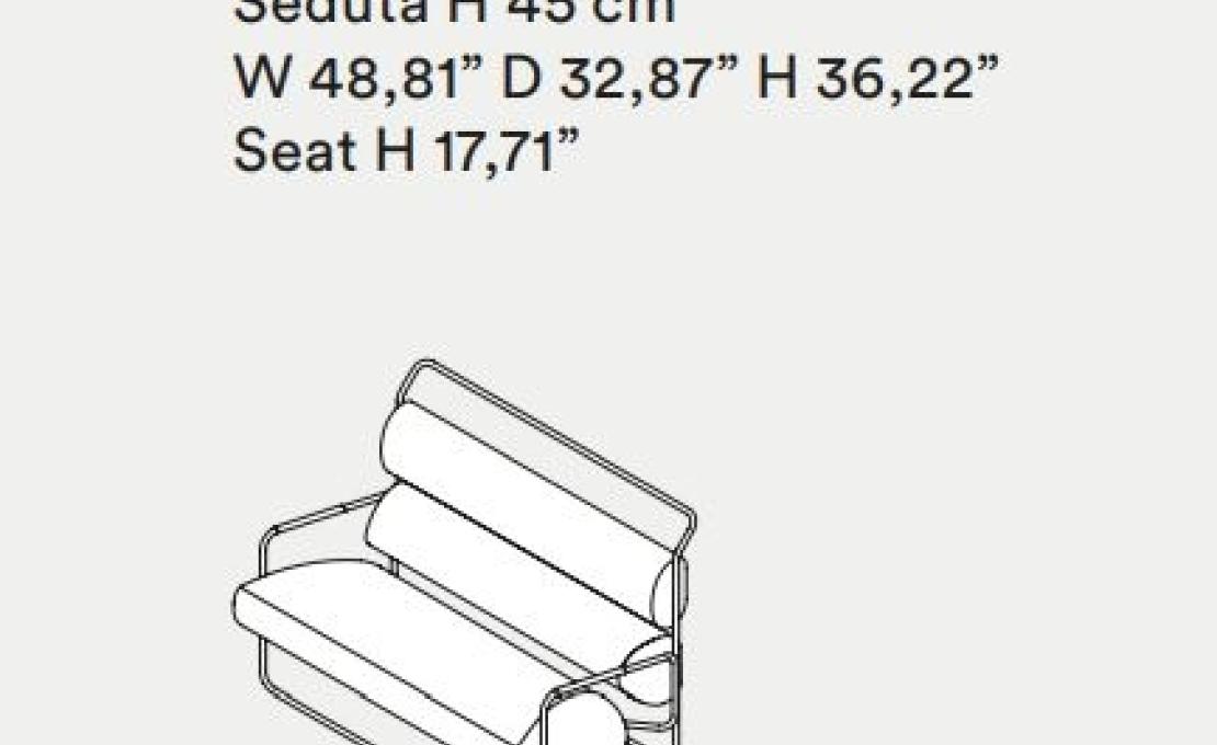 Диван от фабрики Tacchini модель OSAN124/SOFA
