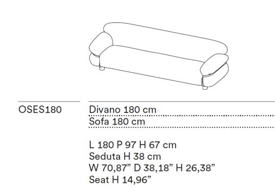 Диван Tacchini OSES/SOFA image 2
