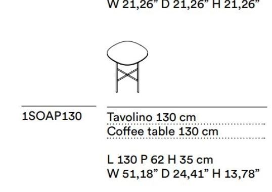Журнальный столик Tacchini 1SOAP/SOAPTABLE image 2