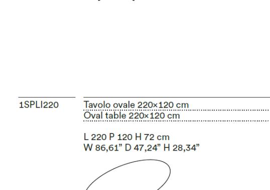 Стол Tacchini 1SPLI/TABLE image 2