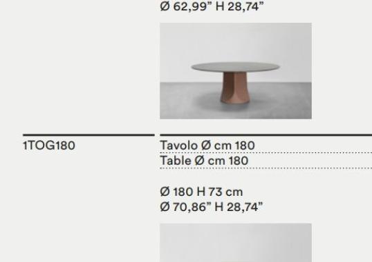 Стол Tacchini 1TOGLARGE/TABLE image 2