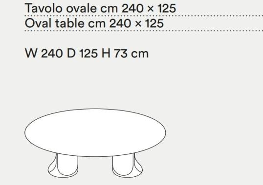 Стол Tacchini 1TOG240 image 2