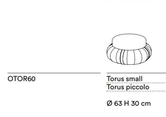 Пуф от фабрики Tacchini модель OTOR/OTTOMAN