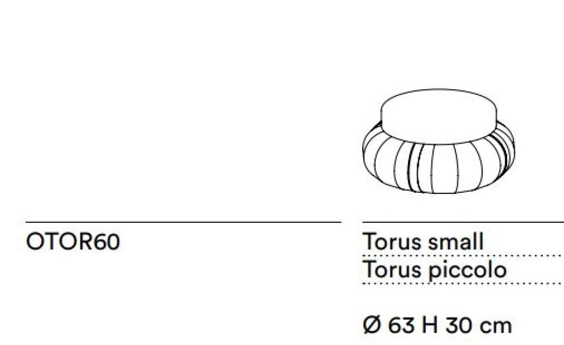 Пуф от фабрики Tacchini модель OTOR/OTTOMAN