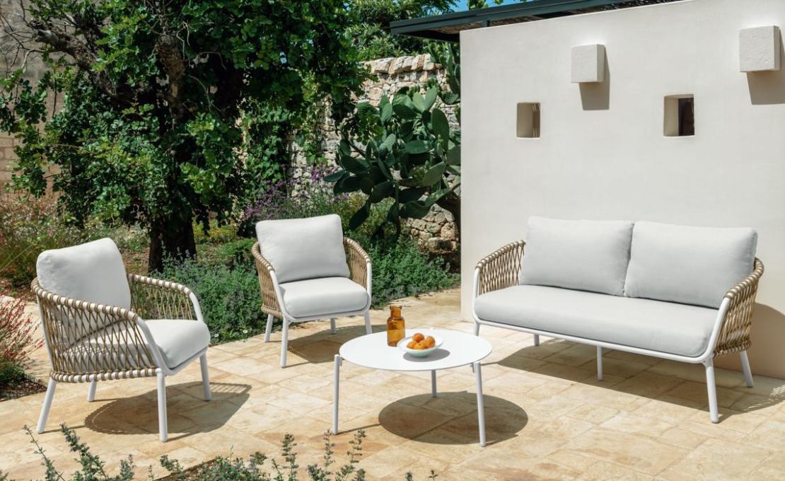 Уличный диван от фабрики Talenti модель ABEL SOFA