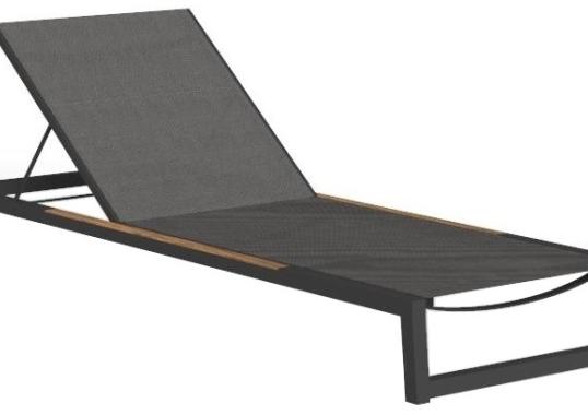 Шезлонг уличный Talenti ALABAMA ALU SUN LOUNGER image 1