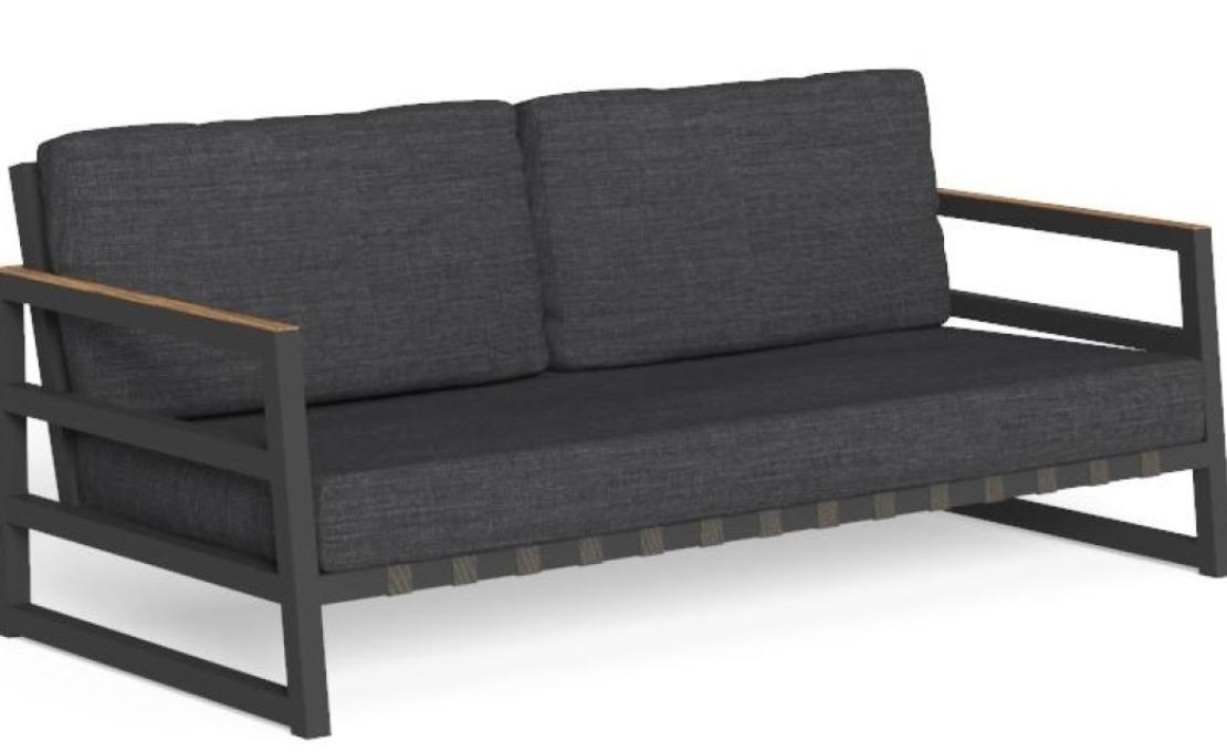 Уличный диван от фабрики Talenti модель ALABAMA ALU SOFA