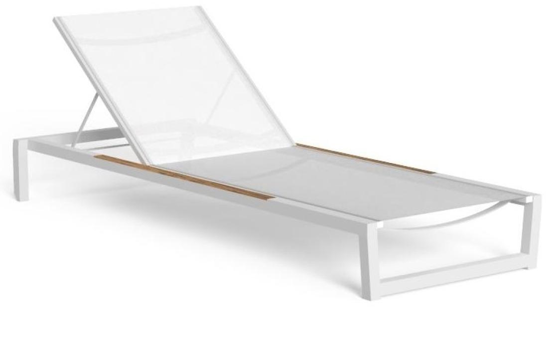 Шезлонг уличныйот фабрики Talenti модель ALABAMA ALU SUN LOUNGER