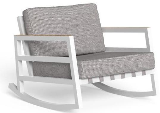 Кресло уличное Talenti ALABAMA ALU ROCKING CHAIR image 2