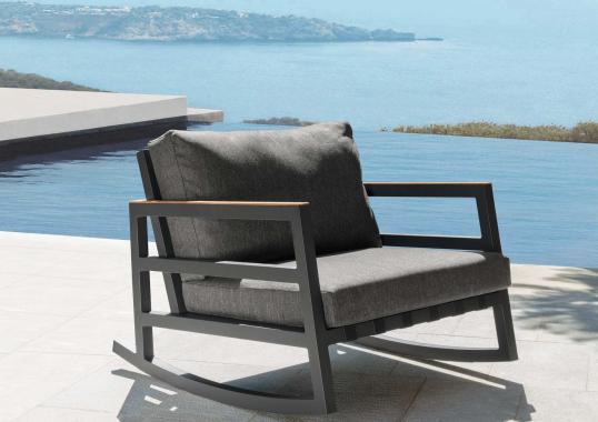 Кресло уличное Talenti ALABAMA ALU ROCKING CHAIR image 3
