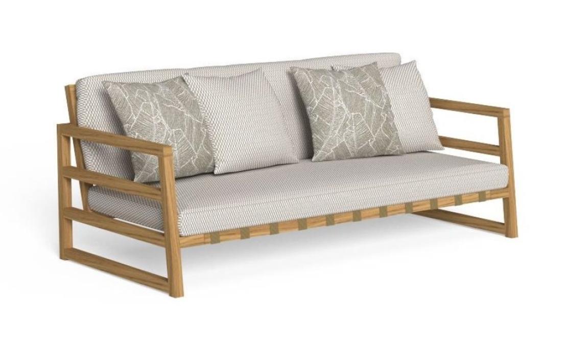 Уличный диван от фабрики Talenti модель ALABAMA WOOD SOFA
