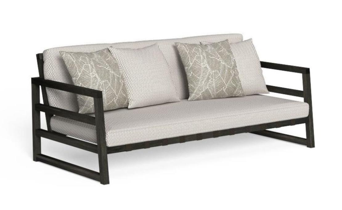 Уличный диван от фабрики Talenti модель ALABAMA WOOD SOFA