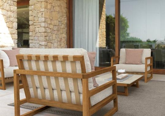 Кресло уличное Talenti ALABAMA WOOD ARMCHAIR image 5
