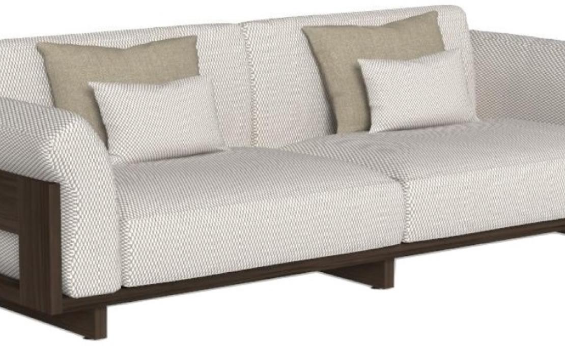 Уличный диван от фабрики Talenti модель ARGO WOOD SOFA