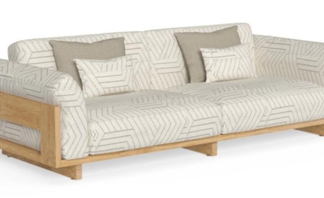 Уличный диван от фабрики Talenti модель ARGO WOOD SOFA