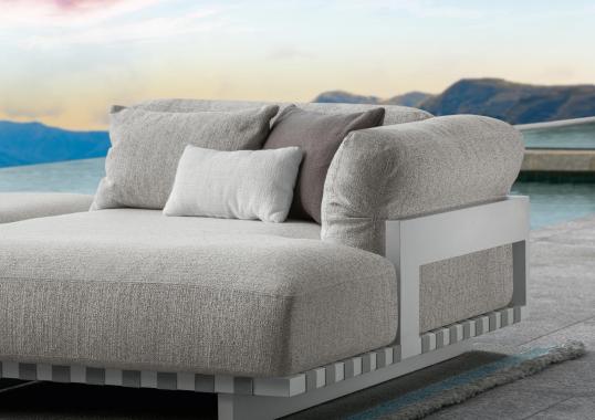 Уличный диван от фабрики Talenti модель ARGO ALU MODULAR SOFA