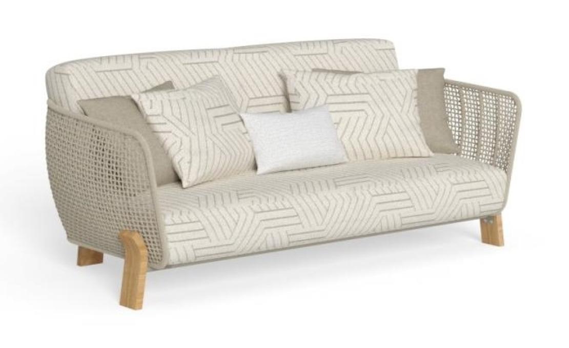 Уличный диван от фабрики Talenti модель ARGO WOOD SOFA LOVE SEAT