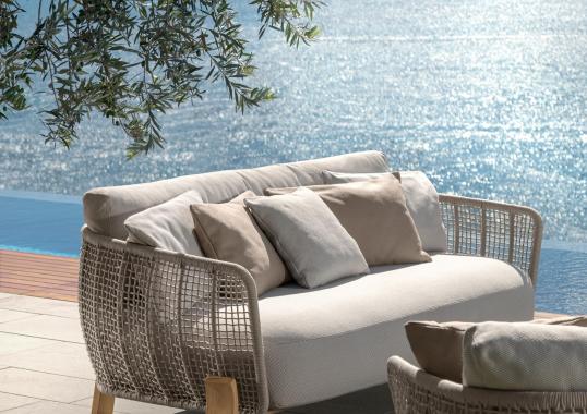 Уличный диван Talenti ARGO WOOD SOFA LOVE SEAT image 6
