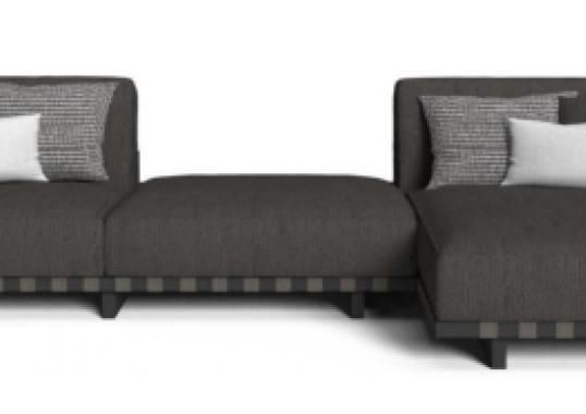 Уличный диван от фабрики Talenti модель ARGO ALU MODULAR SOFA