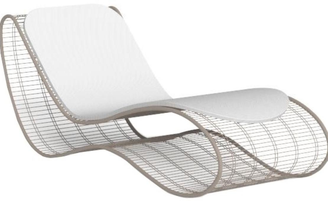 Шезлонг уличныйот фабрики Talenti модель BREEZ SUN LOUNGER
