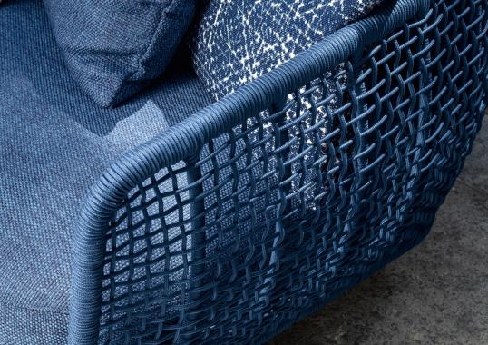 Уличный диван от фабрики Talenti модель ARGO WOOD SOFA LOVE SEAT
