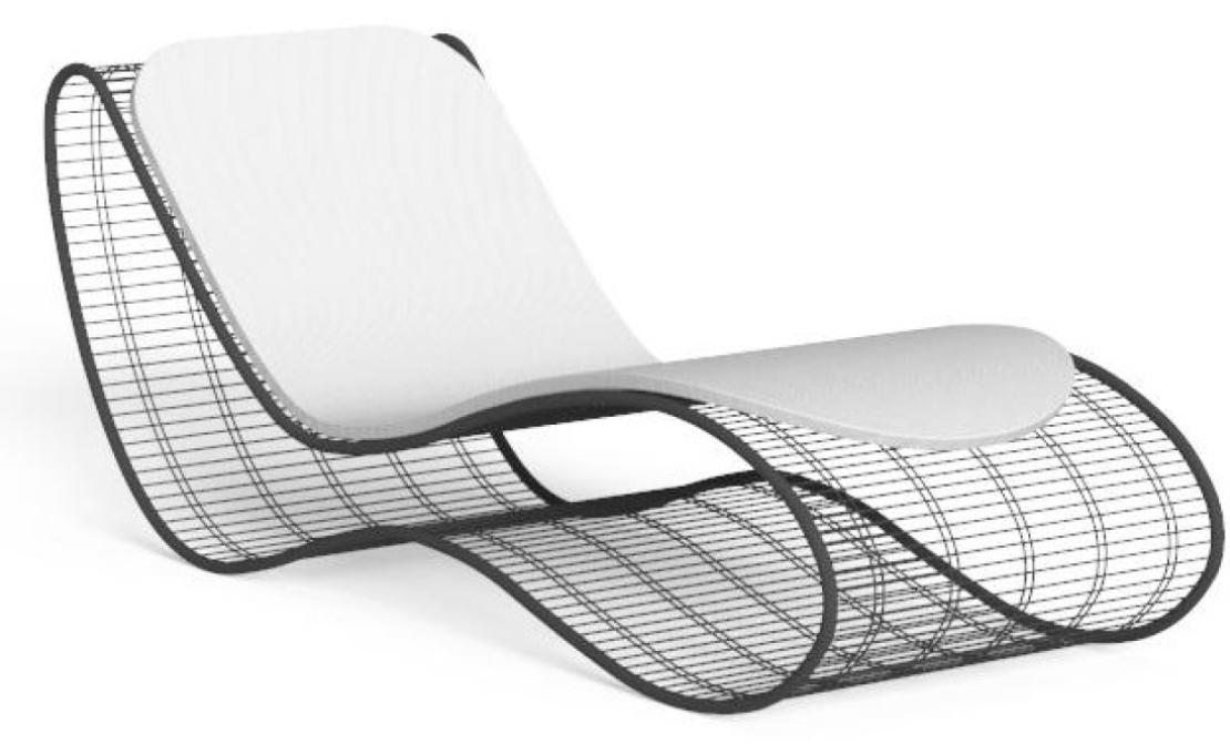 Шезлонг уличныйот фабрики Talenti модель BREEZ SUN LOUNGER